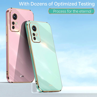 XINLI Straight Edge 6D Electroplate TPU Phone Case, For Xiaomi 12, For Xiaomi 12T Pro, For Xiaomi 12 Lite