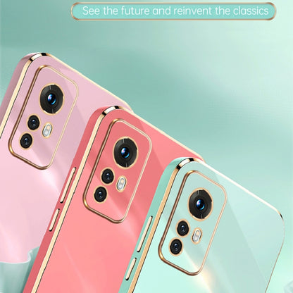 XINLI Straight Edge 6D Electroplate TPU Phone Case, For Xiaomi 12, For Xiaomi 12T Pro, For Xiaomi 12 Lite