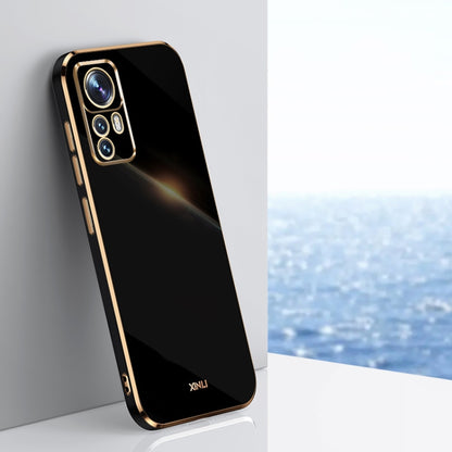 XINLI Straight Edge 6D Electroplate TPU Phone Case, For Xiaomi 12, For Xiaomi 12T Pro, For Xiaomi 12 Lite