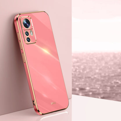 XINLI Straight Edge 6D Electroplate TPU Phone Case, For Xiaomi 12, For Xiaomi 12T Pro, For Xiaomi 12 Lite