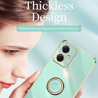 XINLI Straight Edge 6D Electroplate TPU Phone Case with Ring Holder, For Xiaomi Redmi Note 12 China, For Xiaomi Redmi Note 12 Pro 5G China, For Xiaomi Redmi Note 12 Pro+ China