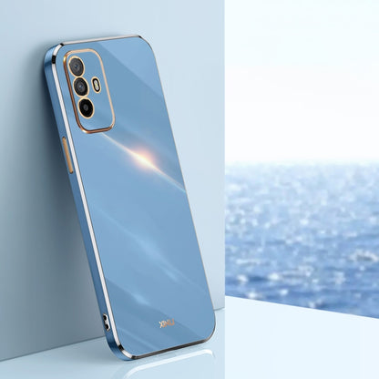 XINLI Straight Edge 6D Electroplate TPU Phone Case, For OPPO A57, For OPPO A95 5G, For OPPO A96
