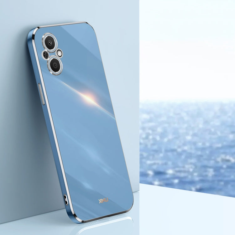 XINLI Straight Edge 6D Electroplate TPU Phone Case, For OPPO A57, For OPPO A95 5G, For OPPO A96
