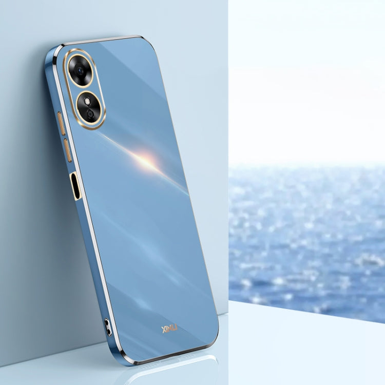 XINLI Straight Edge 6D Electroplate TPU Phone Case, For OPPO Find X5, For OPPO Find X5 Pro, For OPPO A17