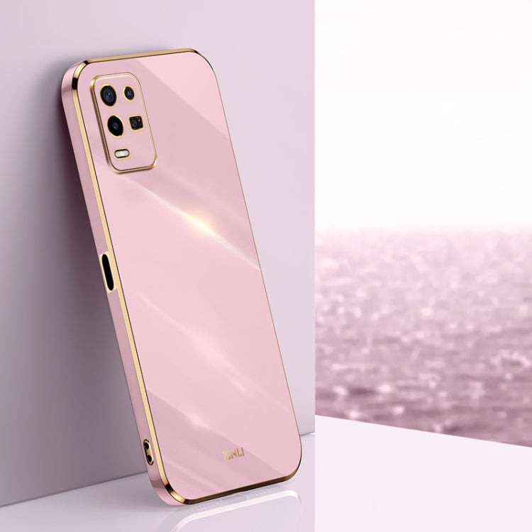 XINLI Straight Edge 6D Electroplate TPU Phone Case, For OPPO K9x, For OPPO K10, For OPPO K10 Pro