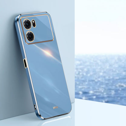 XINLI Straight Edge 6D Electroplate TPU Phone Case, For OPPO K9x, For OPPO K10, For OPPO K10 Pro