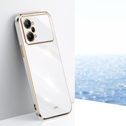 XINLI Straight Edge 6D Electroplate TPU Phone Case, For OPPO K9x, For OPPO K10, For OPPO K10 Pro