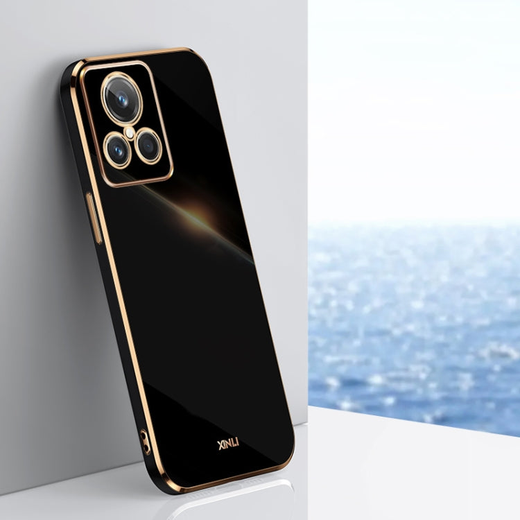 XINLI Straight Edge 6D Electroplate TPU Phone Case, For OPPO K10x, For Realme GT2 Explorer Master 5G, For Realme 9i
