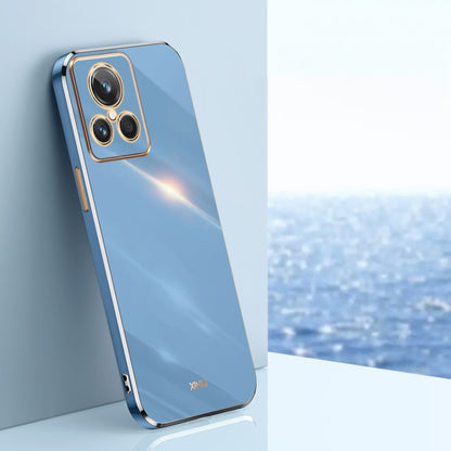 XINLI Straight Edge 6D Electroplate TPU Phone Case, For OPPO K10x, For Realme GT2 Explorer Master 5G, For Realme 9i
