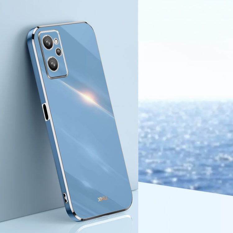 XINLI Straight Edge 6D Electroplate TPU Phone Case, For OPPO K10x, For Realme GT2 Explorer Master 5G, For Realme 9i