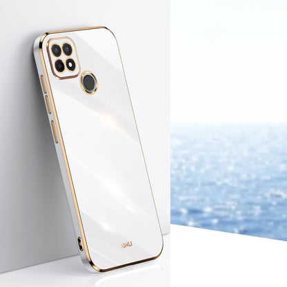 XINLI Straight Edge 6D Electroplate TPU Phone Case, For Realme C21Y, For Realme C31, For Realme C33 4G