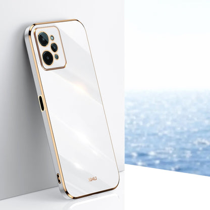 XINLI Straight Edge 6D Electroplate TPU Phone Case, For Realme C21Y, For Realme C31, For Realme C33 4G