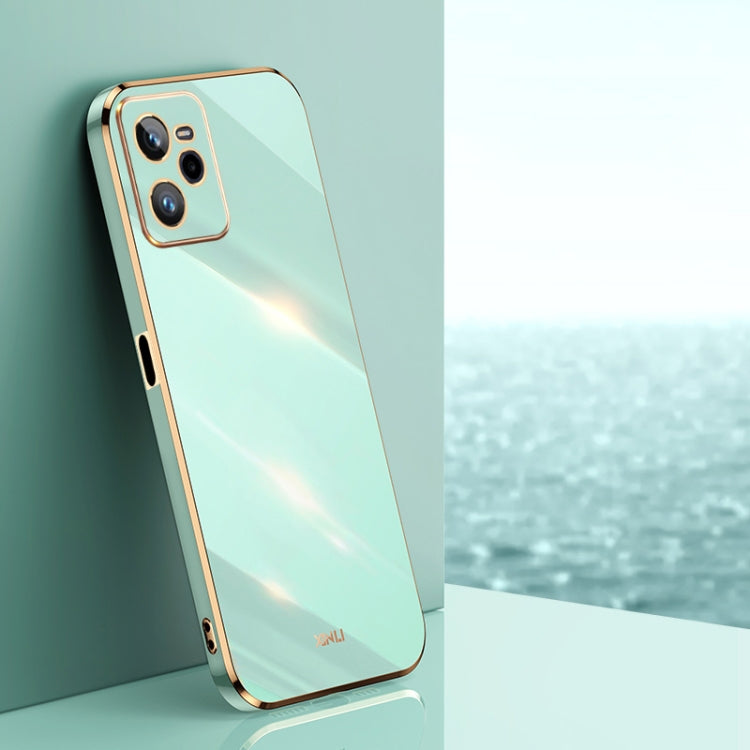 XINLI Straight Edge 6D Electroplate TPU Phone Case, For Realme C35, For Realme GT2 Pro, For Realme GT Neo 3