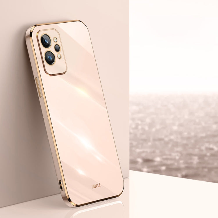XINLI Straight Edge 6D Electroplate TPU Phone Case, For Realme C35, For Realme GT2 Pro, For Realme GT Neo 3