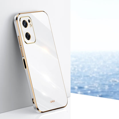 XINLI Straight Edge 6D Electroplate TPU Phone Case, For OPPO Reno7 4G Global, For OPPO Reno7 SE, For OPPO Reno7 Global