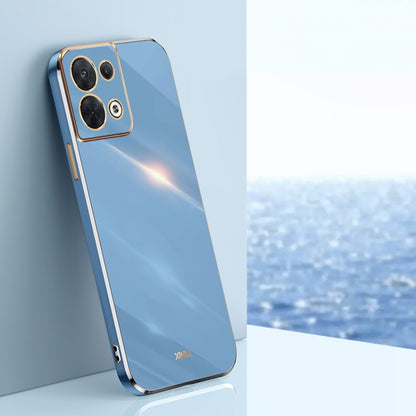 XINLI Straight Edge 6D Electroplate TPU Phone Case, For OPPO Reno8, For OPPO Reno8 Pro, For OPPO Reno8 Pro+