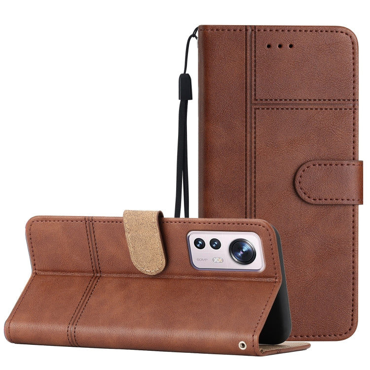 Business Style Cowhide Texture Leather Phone Case, For Xiaomi 12T, For Xiaomi 12 Lite, For Xiaomi 12 Pro, For Xiaomi Redmi 10 2022