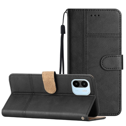 Business Style Cowhide Texture Leather Phone Case, For Xiaomi Redmi 10A, For Xiaomi Redmi 10C, For Xiaomi Redmi A1, For Samsung Galaxy S23 5G