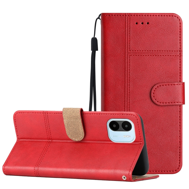 Business Style Cowhide Texture Leather Phone Case, For Xiaomi Redmi 10A, For Xiaomi Redmi 10C, For Xiaomi Redmi A1, For Samsung Galaxy S23 5G
