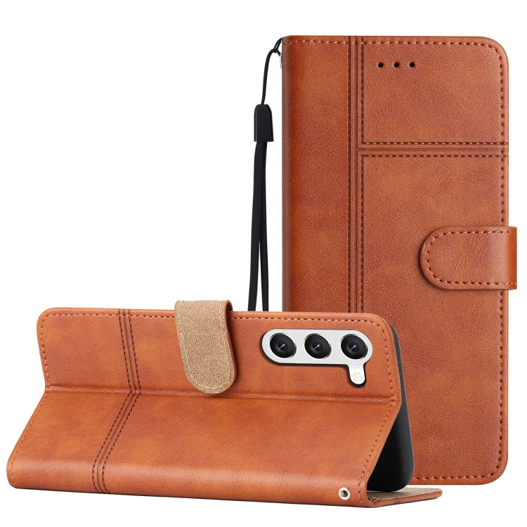 Business Style Cowhide Texture Leather Phone Case, For Samsung Galaxy S23+ 5G, For Samsung Galaxy S23 Ultra 5G, For Samsung Galaxy A23e, For Samsung Galaxy A14 5G