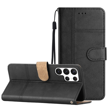 Business Style Cowhide Texture Leather Phone Case, For Samsung Galaxy S23+ 5G, For Samsung Galaxy S23 Ultra 5G, For Samsung Galaxy A23e, For Samsung Galaxy A14 5G