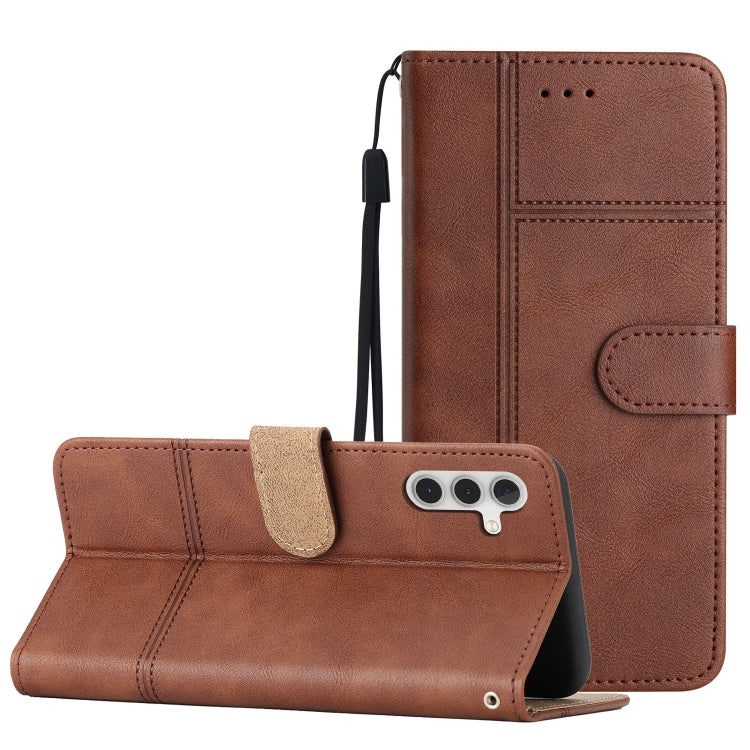Business Style Cowhide Texture Leather Phone Case, For Samsung Galaxy S23+ 5G, For Samsung Galaxy S23 Ultra 5G, For Samsung Galaxy A23e, For Samsung Galaxy A14 5G