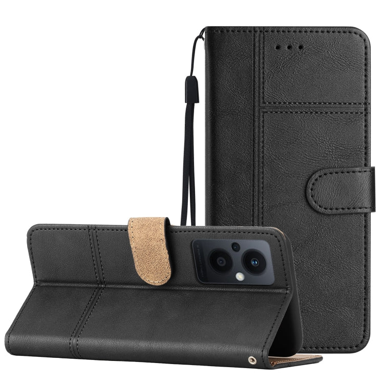 Business Style Cowhide Texture Leather Phone Case, For OPPO Reno8 5G, For OPPO Reno8 Lite, For OPPO Reno8 Pro 5G, For OPPO Find X5