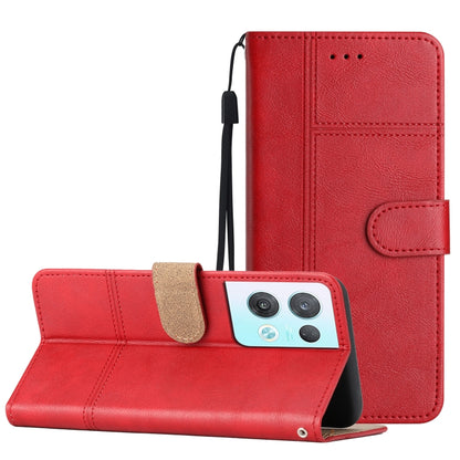 Business Style Cowhide Texture Leather Phone Case, For OPPO Reno8 5G, For OPPO Reno8 Lite, For OPPO Reno8 Pro 5G, For OPPO Find X5