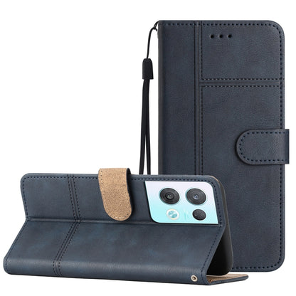 Business Style Cowhide Texture Leather Phone Case, For OPPO Reno8 5G, For OPPO Reno8 Lite, For OPPO Reno8 Pro 5G, For OPPO Find X5