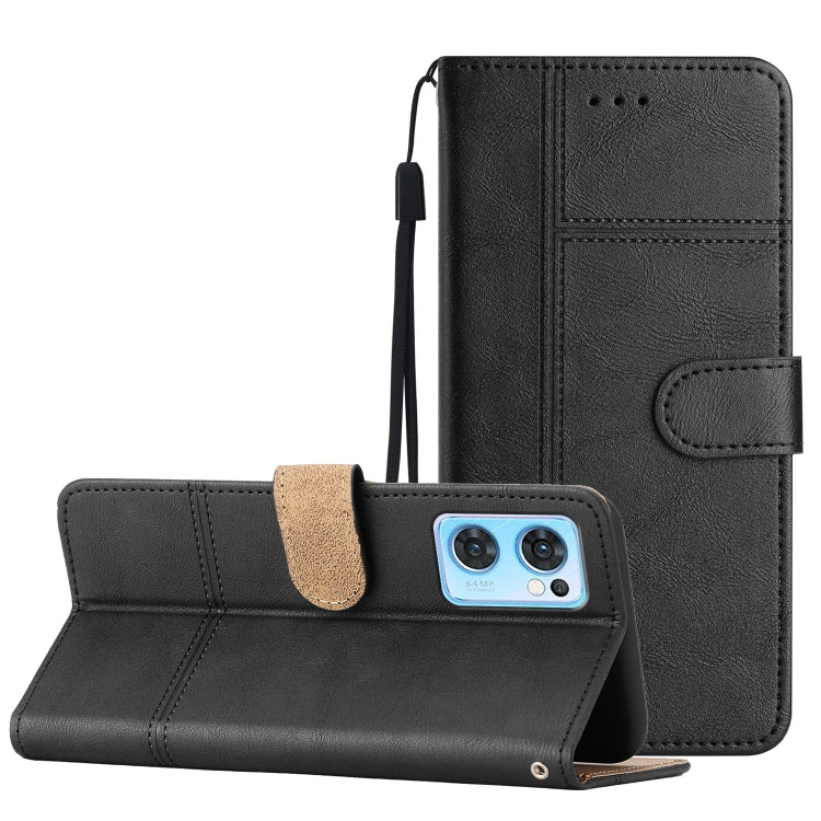 Business Style Cowhide Texture Leather Phone Case, For OPPO Find X5 Lite, For OPPO Find X5 Pro, For OPPO A96, For OPPO A94 5G