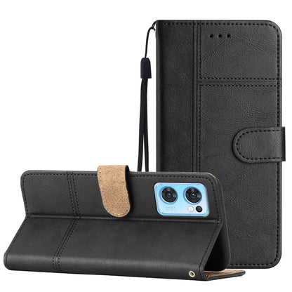 Business Style Cowhide Texture Leather Phone Case, For OPPO Find X5 Lite, For OPPO Find X5 Pro, For OPPO A96, For OPPO A94 5G
