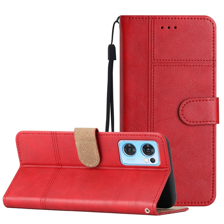 Business Style Cowhide Texture Leather Phone Case, For OPPO Find X5 Lite, For OPPO Find X5 Pro, For OPPO A96, For OPPO A94 5G
