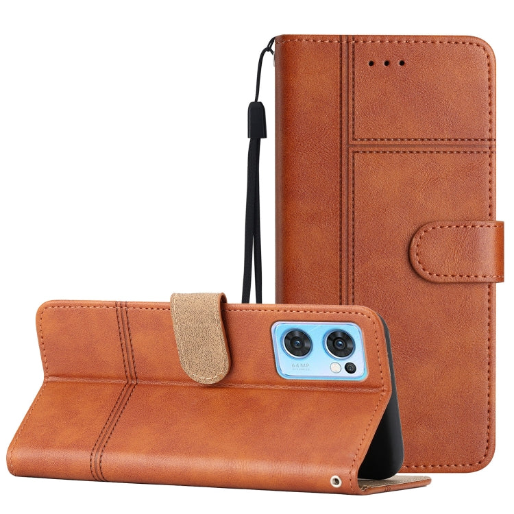 Business Style Cowhide Texture Leather Phone Case, For OPPO Find X5 Lite, For OPPO Find X5 Pro, For OPPO A96, For OPPO A94 5G