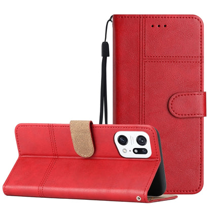 Business Style Cowhide Texture Leather Phone Case, For OPPO Find X5 Lite, For OPPO Find X5 Pro, For OPPO A96, For OPPO A94 5G