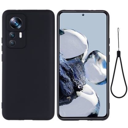 Pure Color Liquid Silicone Shockproof Phone Case, For OPPO A17 / A17K, For Xiaomi 12T Pro