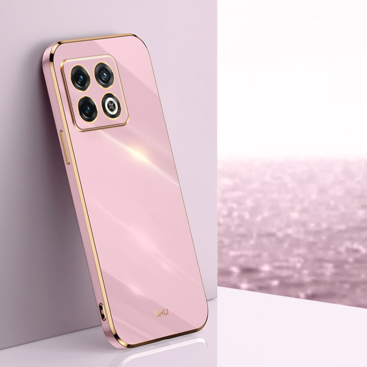 XINLI Straight Edge 6D Electroplate TPU Phone Case, For OnePlus 10 Pro, For OnePlus Ace, For OnePlus Ace Racing