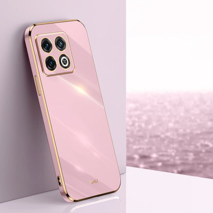 XINLI Straight Edge 6D Electroplate TPU Phone Case, For OnePlus 10 Pro, For OnePlus Ace, For OnePlus Ace Racing