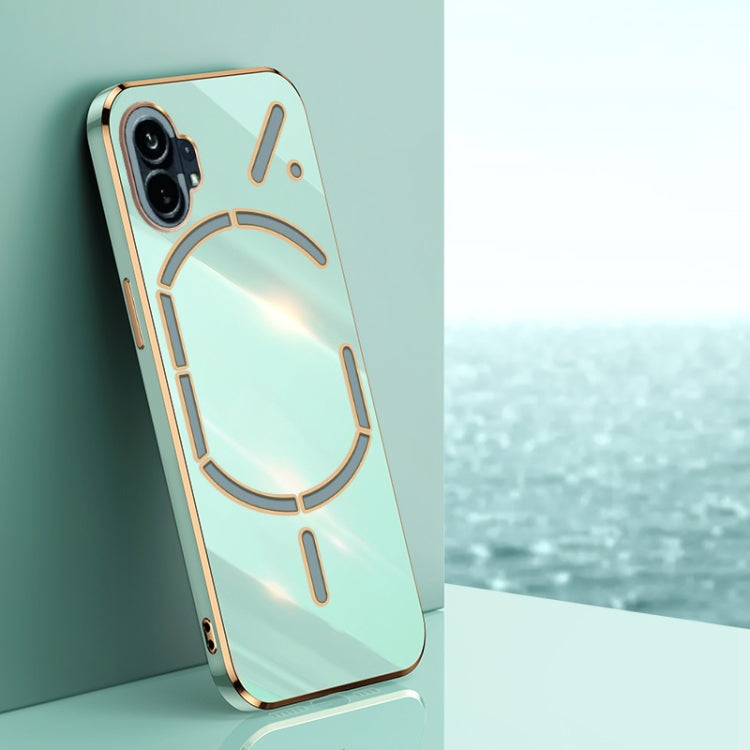 XINLI Straight Edge 6D Electroplate TPU Phone Case, For OnePlus Ace Pro, For Nothing Phone 1