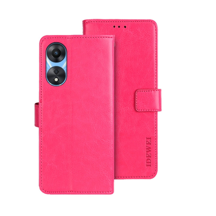 idewei Crazy Horse Texture Leather Phone Case, For Infinix Zero Ultra 5G, For OPPO A58 5G, For OPPO A77s