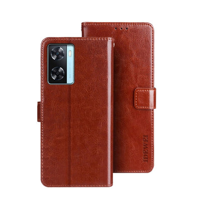 idewei Crazy Horse Texture Leather Phone Case, For Infinix Zero Ultra 5G, For OPPO A58 5G, For OPPO A77s