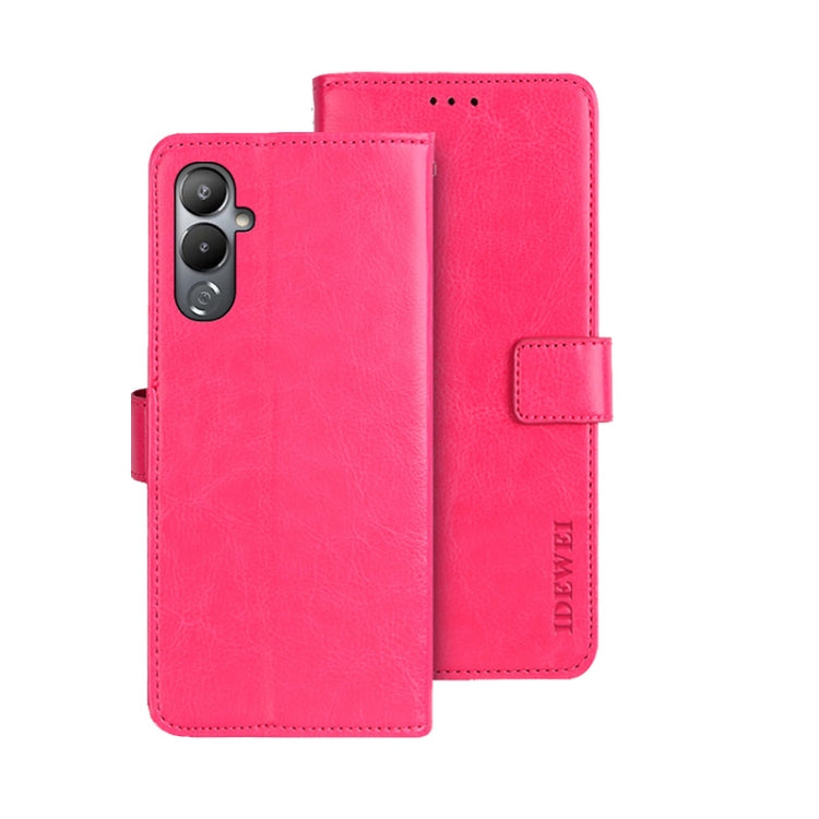 idewei Crazy Horse Texture Leather Phone Case, For Oukitel C19 Pro, For Realme 10 5G, For Tecno Pova 4