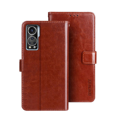 idewei Crazy Horse Texture Leather Phone Case, For ZTE Axon 30S, For ZTE Blade A72 4G, For Honor X40 GT