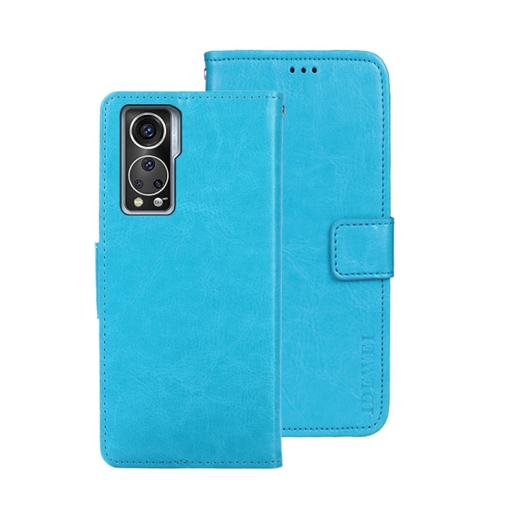 idewei Crazy Horse Texture Leather Phone Case, For ZTE Axon 30S, For ZTE Blade A72 4G, For Honor X40 GT