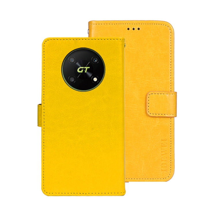 idewei Crazy Horse Texture Leather Phone Case, For ZTE Axon 30S, For ZTE Blade A72 4G, For Honor X40 GT