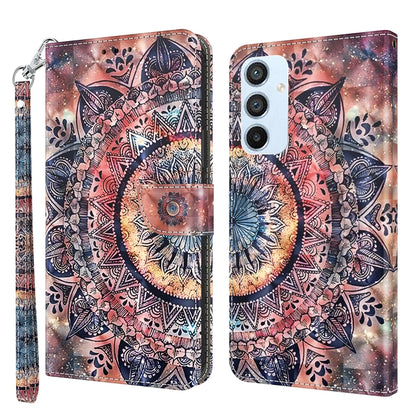 3D Painted Leather Phone Case, For OPPO A17, For Samsung Galaxy A54 5G