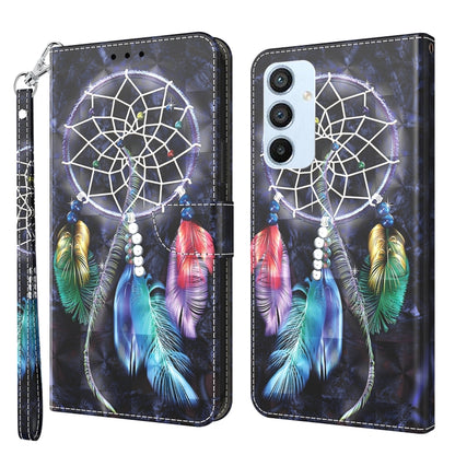 3D Painted Leather Phone Case, For OPPO A17, For Samsung Galaxy A54 5G