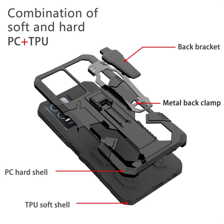 Armor Warrior Shockproof PC + TPU Phone Case, For OPPO A17, For OPPO A76, For Realme 8 Pro, For Realme 9