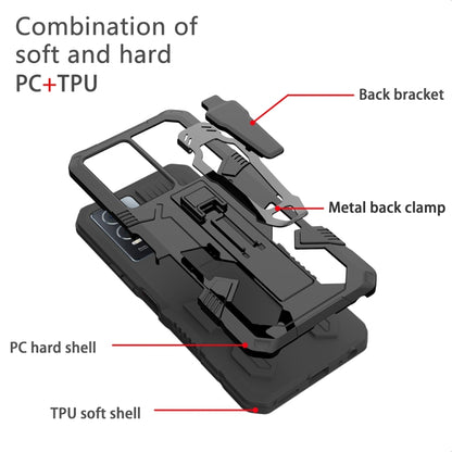Armor Warrior Shockproof PC + TPU Phone Case, For OPPO A17, For OPPO A76, For Realme 8 Pro, For Realme 9