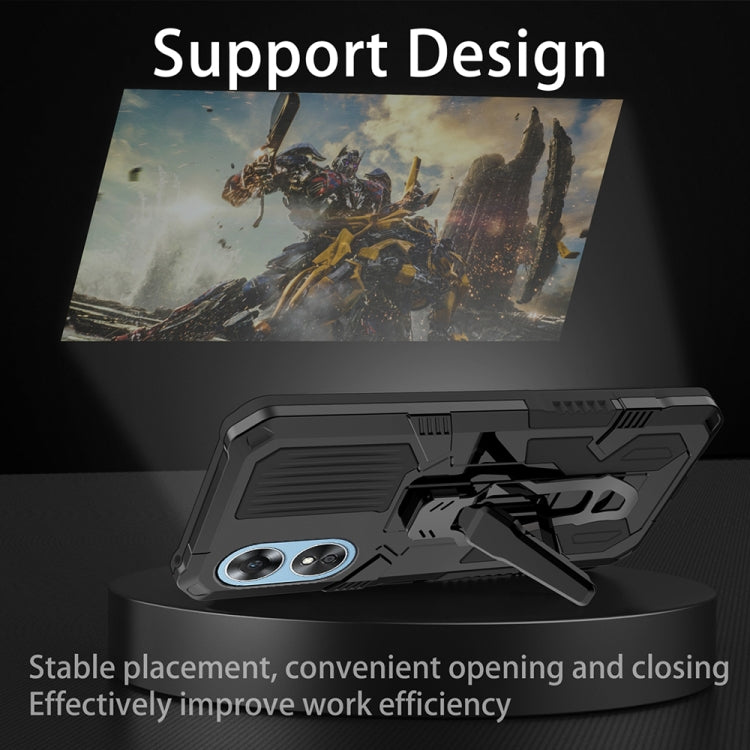 Armor Warrior Shockproof PC + TPU Phone Case, For OPPO A17, For OPPO A76, For Realme 8 Pro, For Realme 9