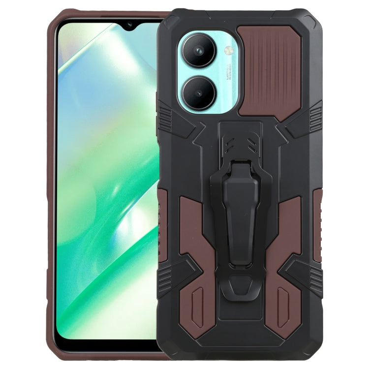 Armor Warrior Shockproof PC + TPU Phone Case, For Realme C33 4G